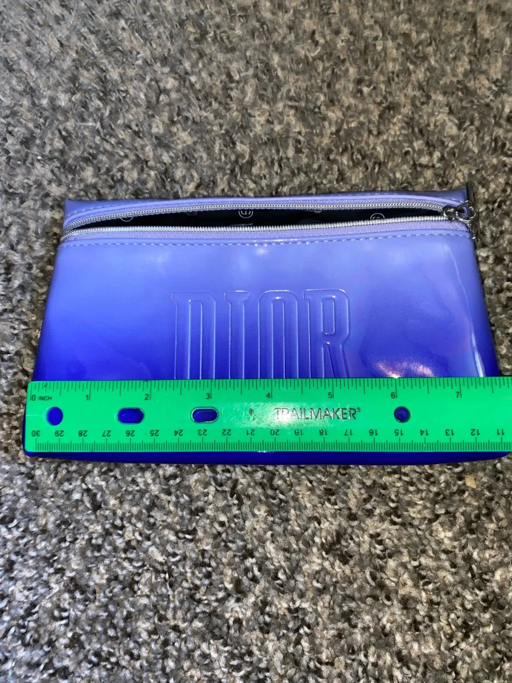 Dior beauty blue ombré star makeup pouch