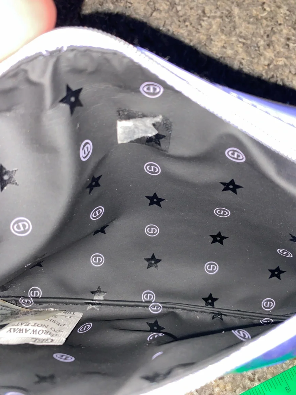 Dior beauty blue ombré star makeup pouch