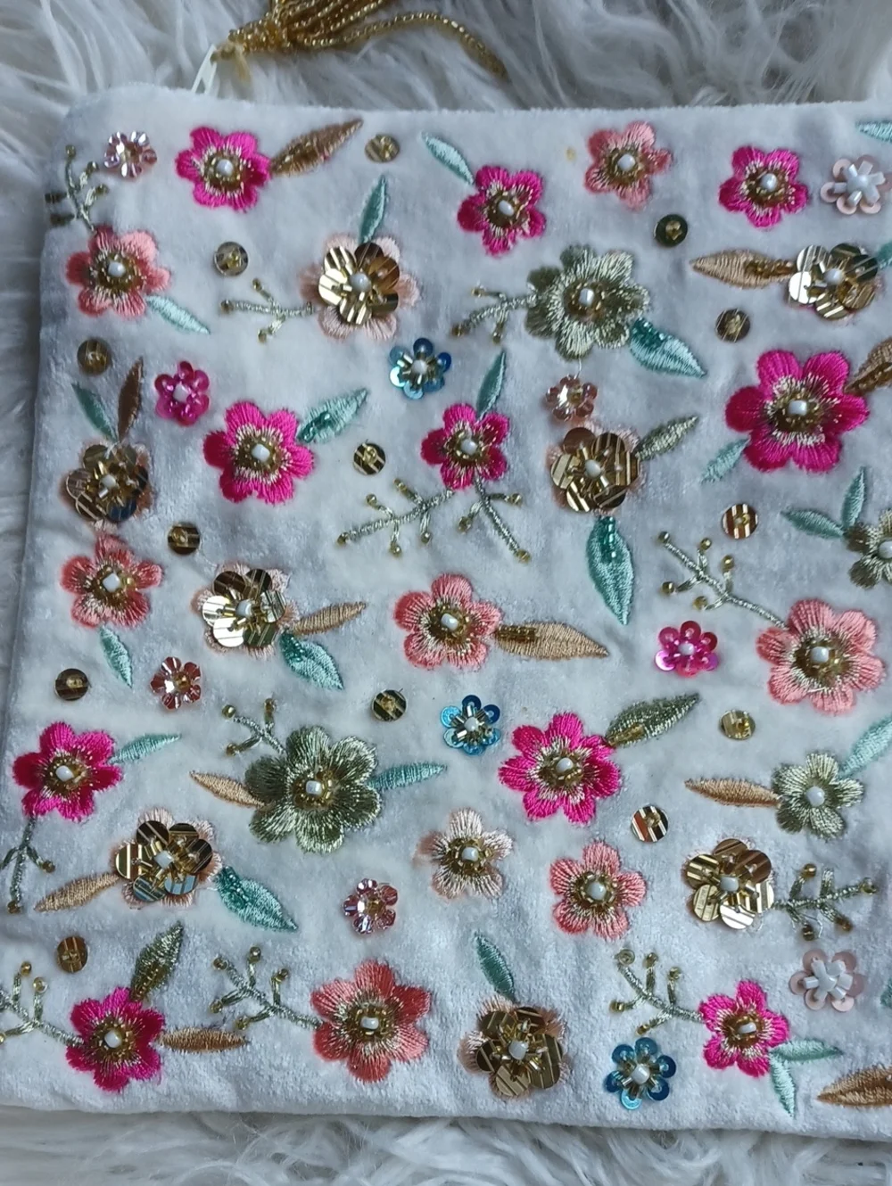 Gorgeous Embroidered Cosmetic Bag