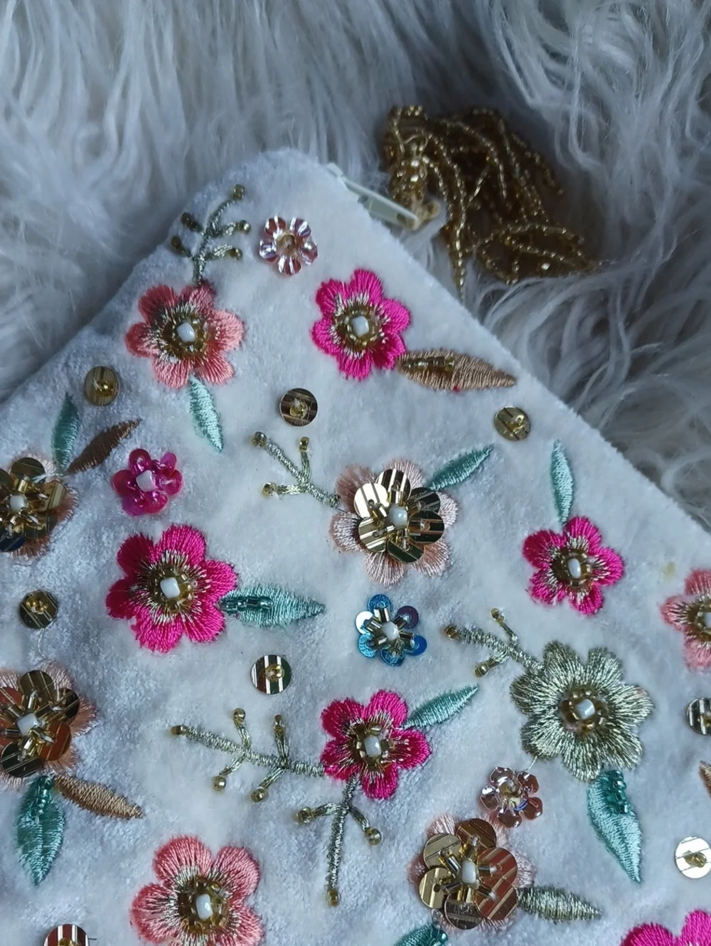 Gorgeous Embroidered Cosmetic Bag