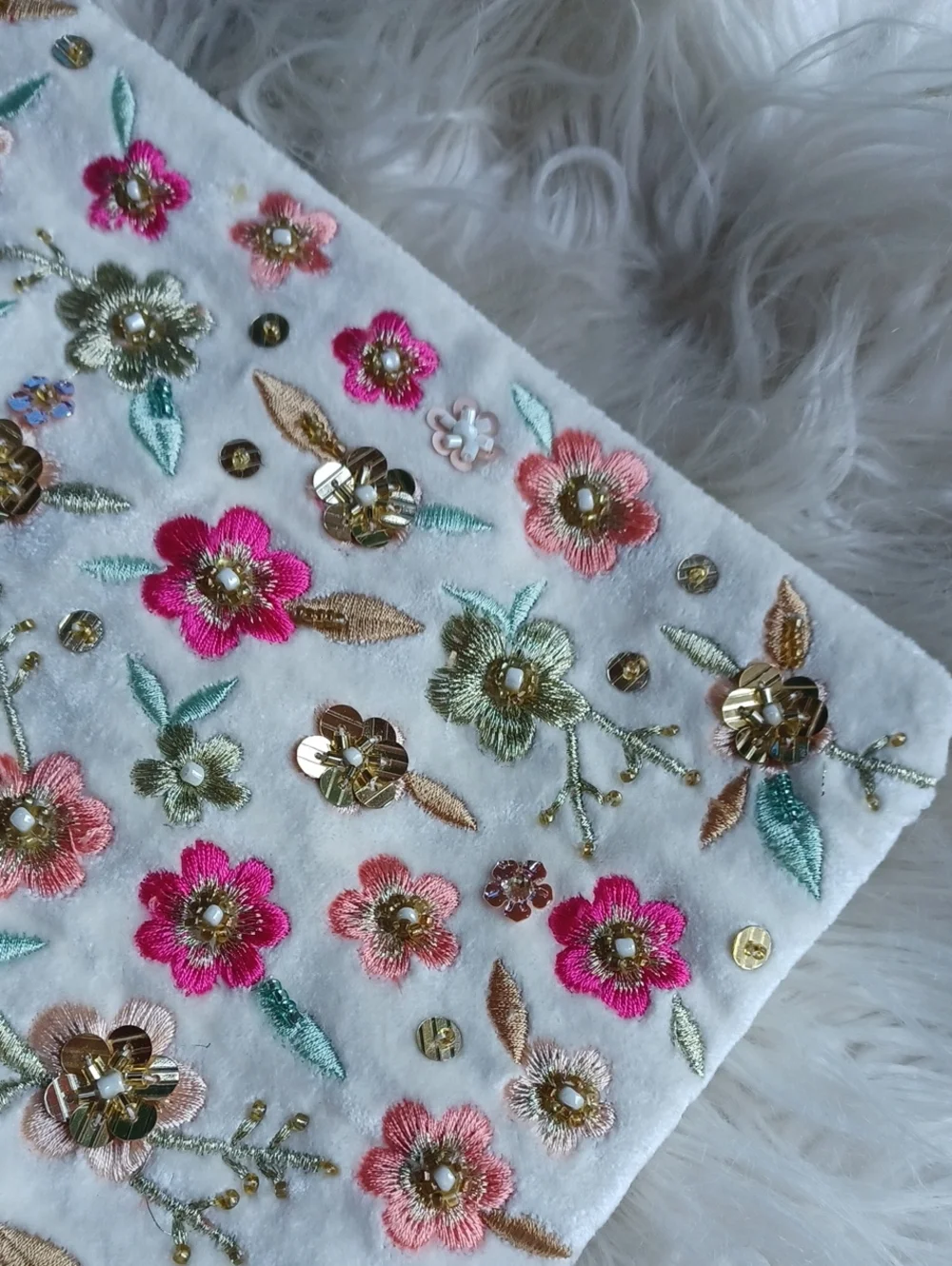 Gorgeous Embroidered Cosmetic Bag