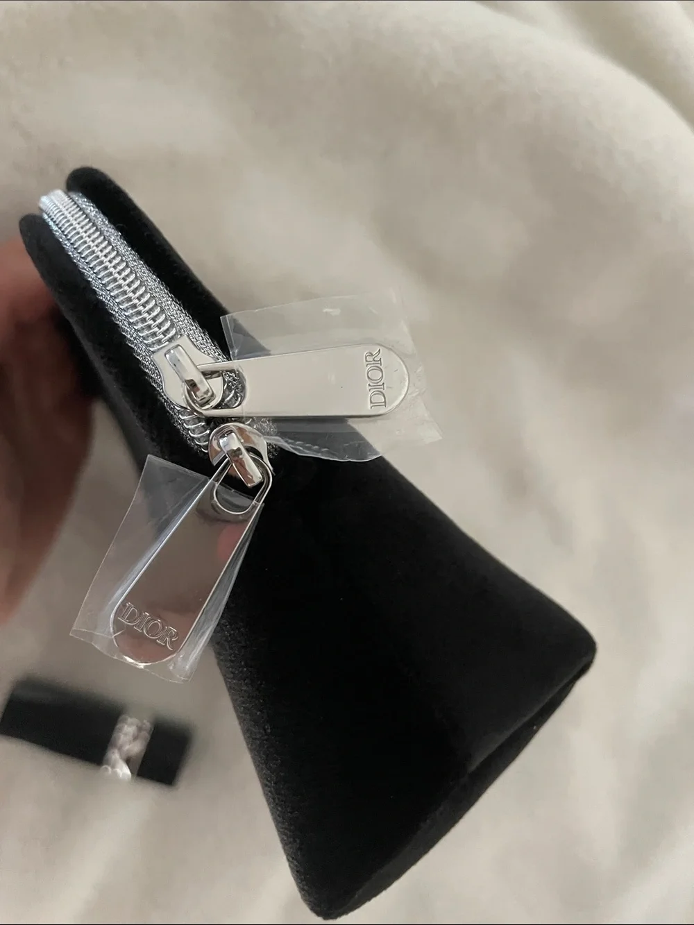 Dior Velvet Pouch and Lipstick