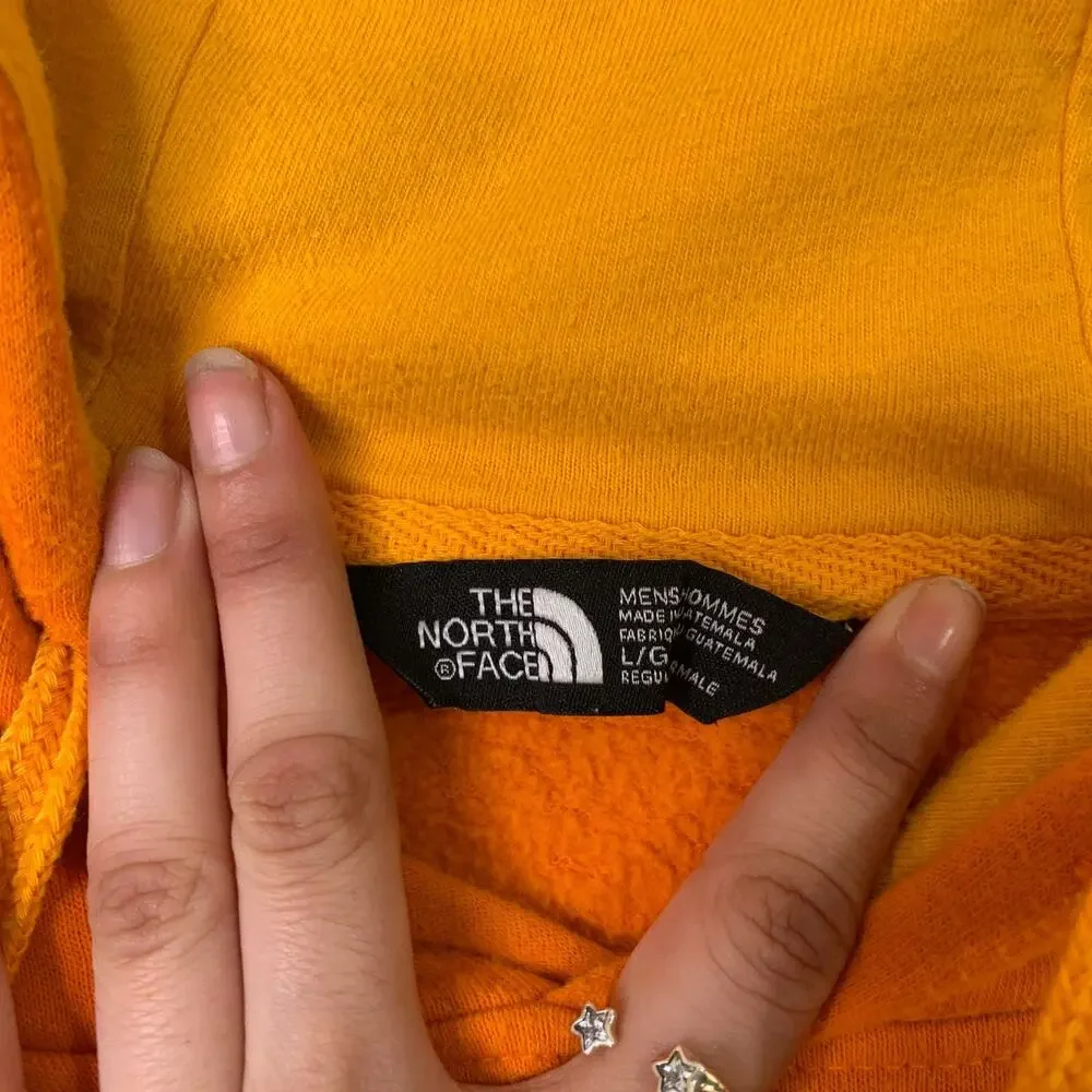 The North Face Hoodie Mens L Large Tequila Sunset Midweight Fleece Sweatshirt