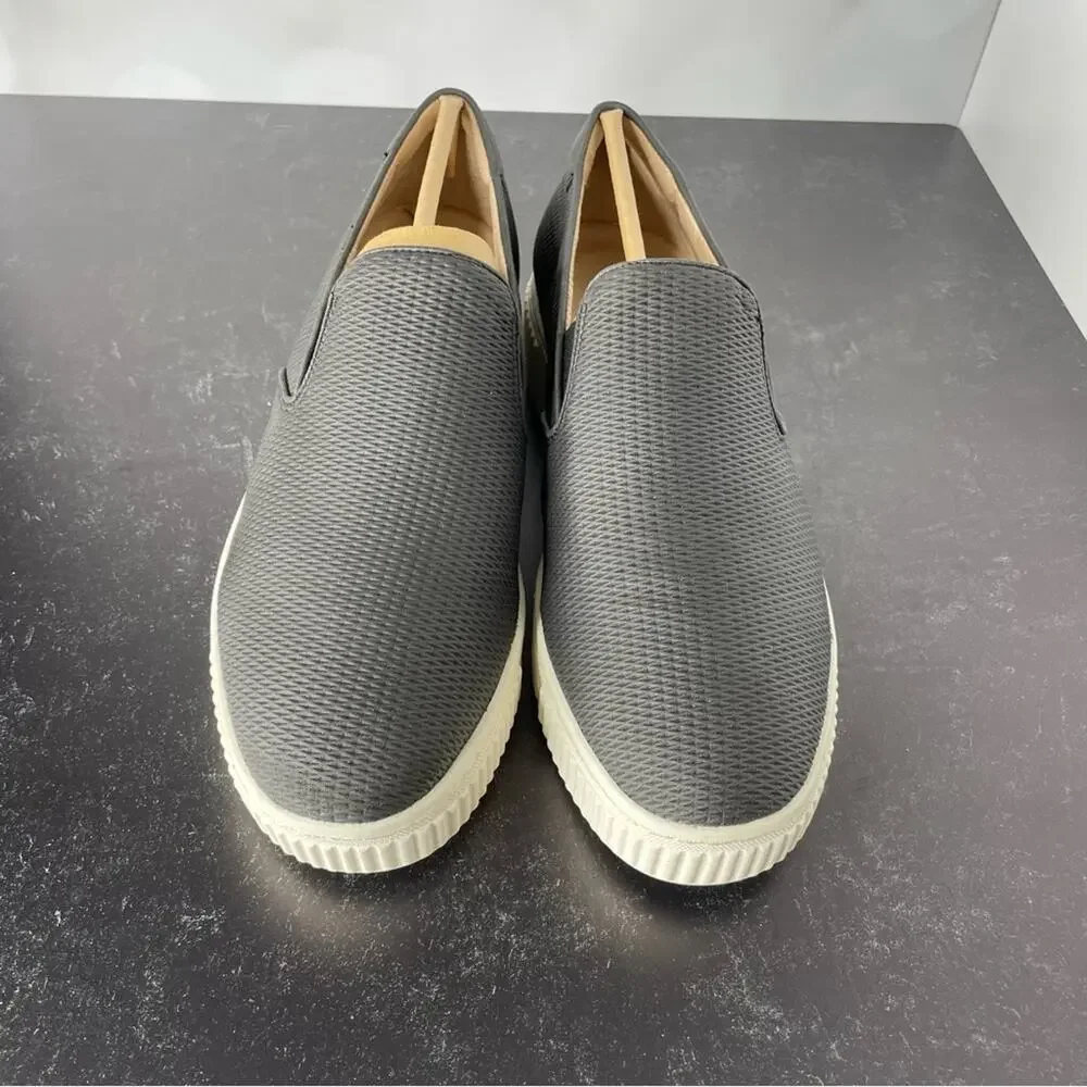 SOUL NATURALIZER Women’s Tia Slip-On Sneakers Black Faux Leather Sz 10