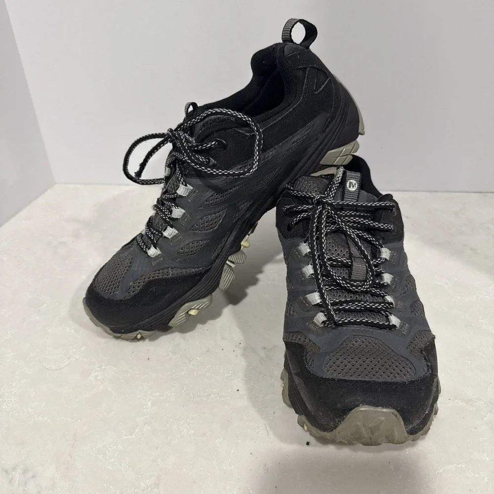 Merrell Moab 2 Vent Black Night Low Top Hiking Shoes Women's 8.5