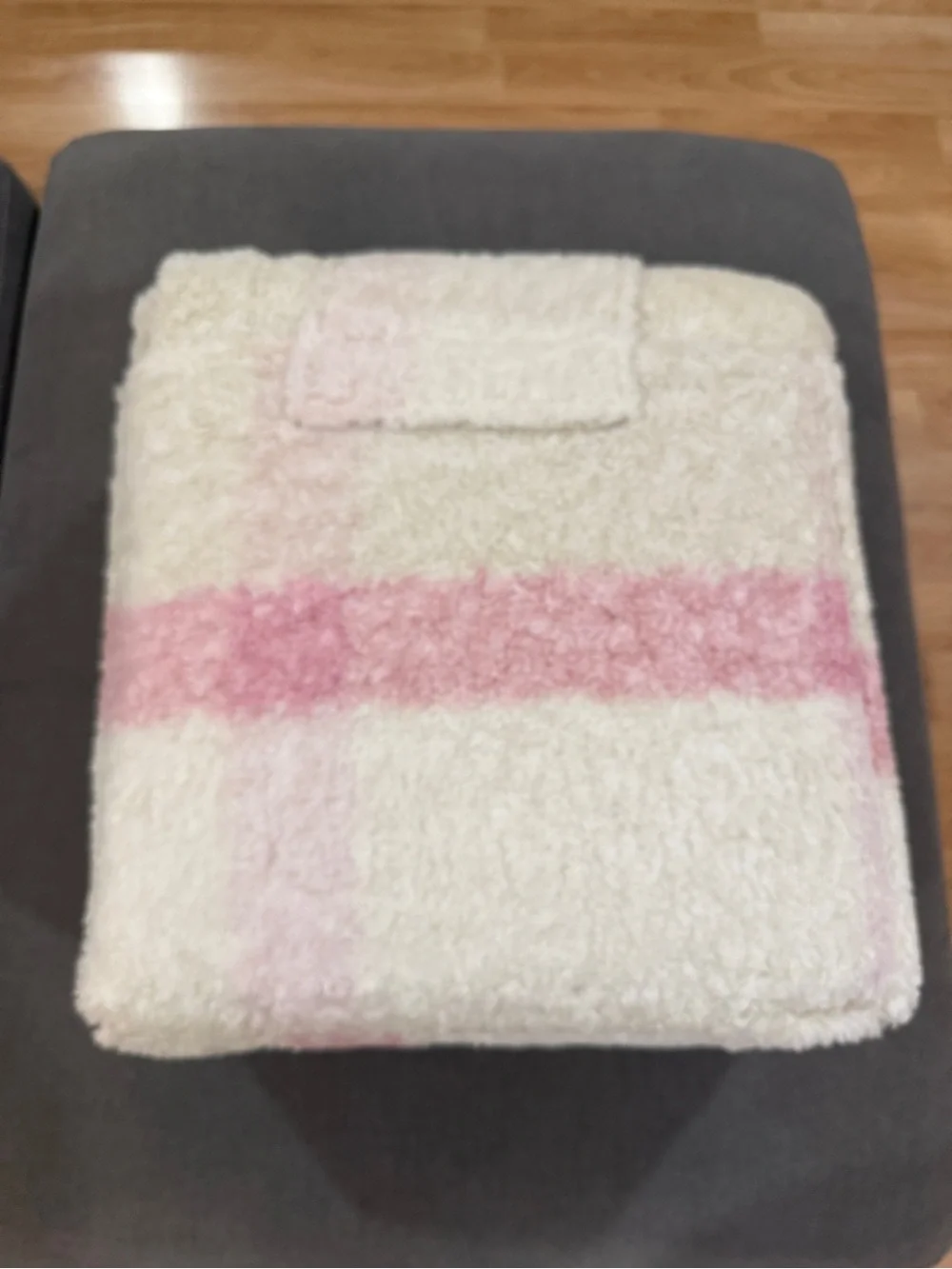 BearPaw Gavin Twin XL Comforter Set in Pink and Cream Sherpa