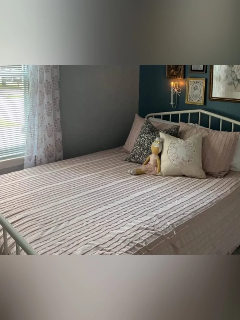 Soft Pink Queen Duvet Cover Set - Home Bedding