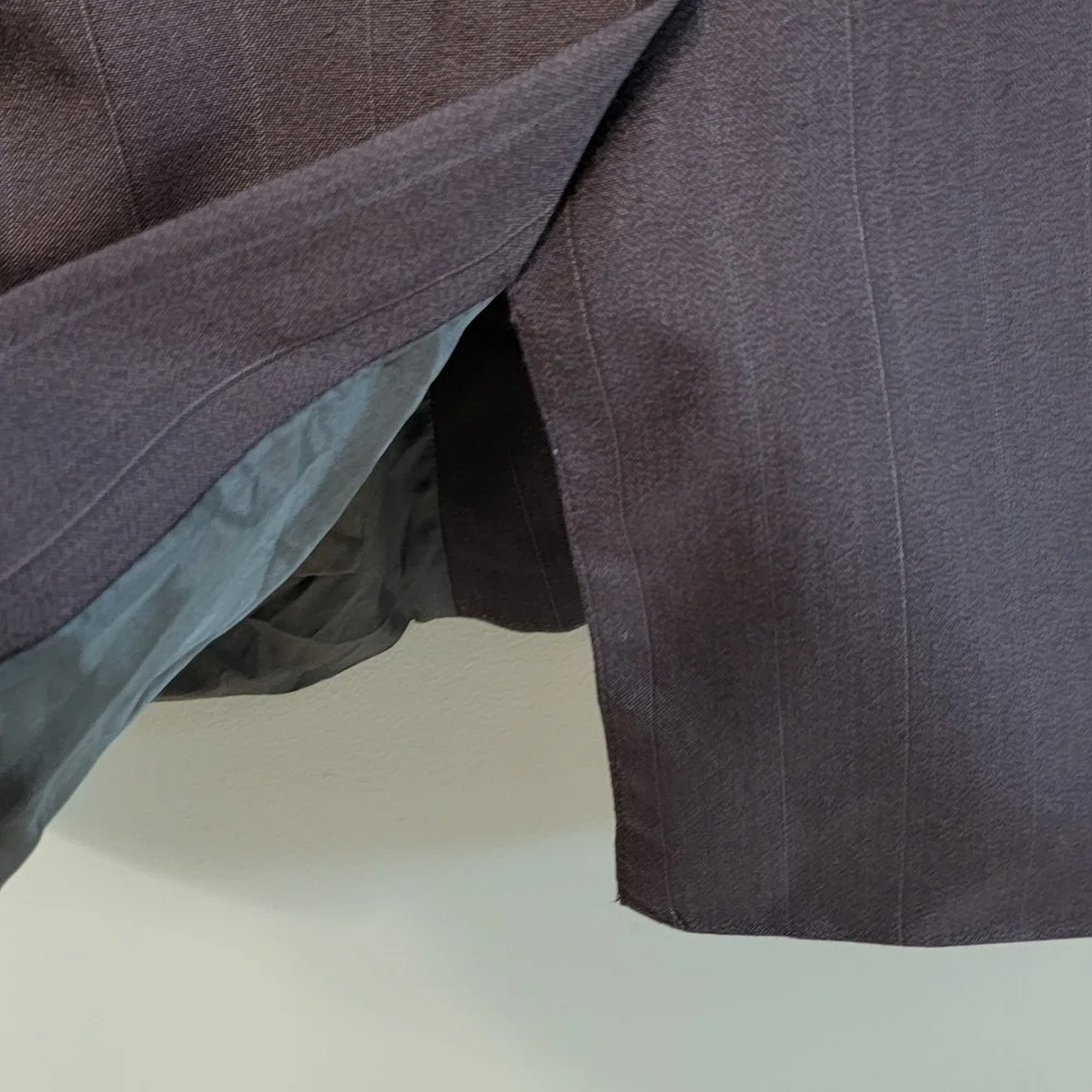 Kilburne And Finch Wool Blend‎ Stripe 2 Button Office Mens Blazer Size 44R