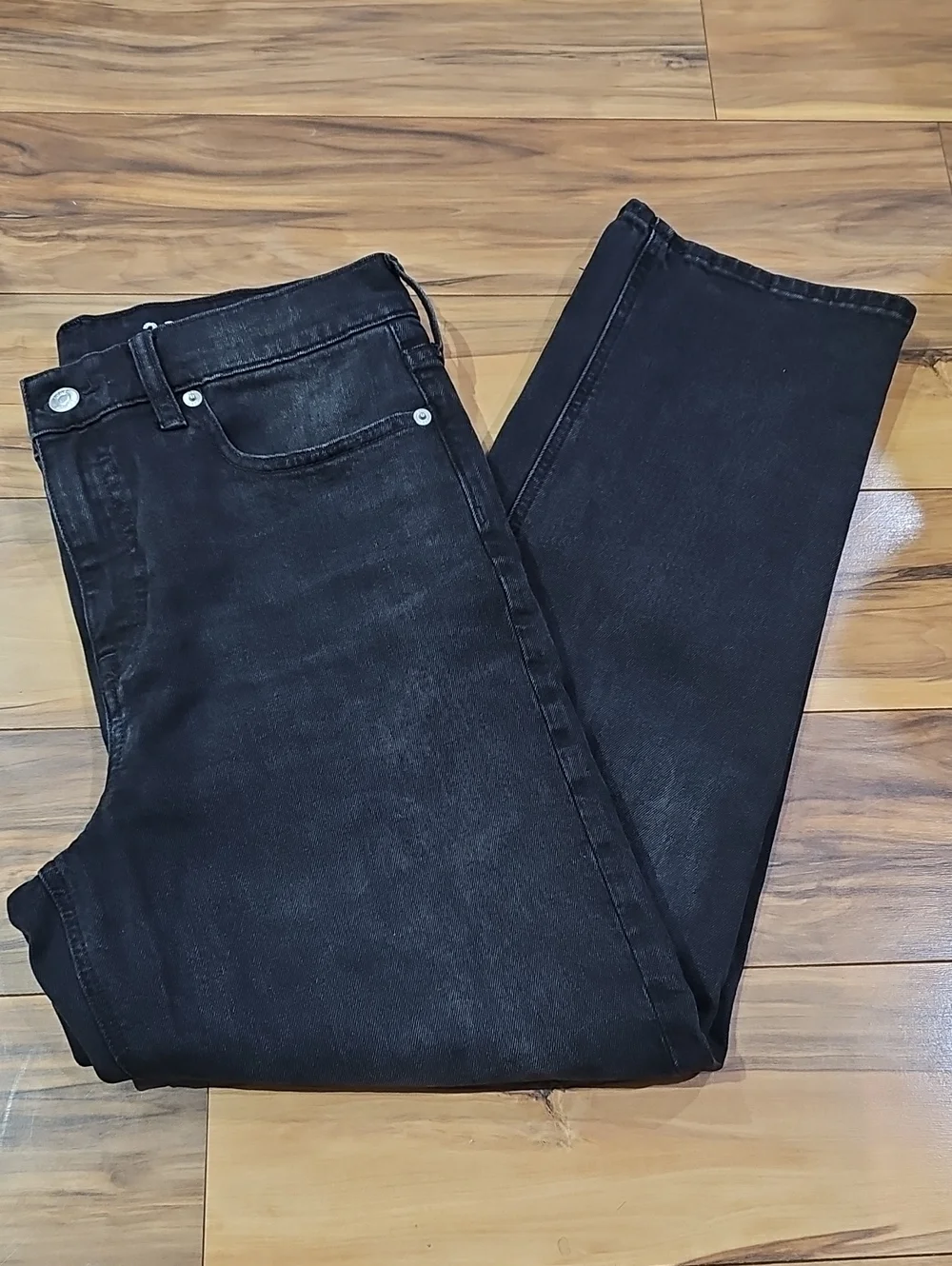 J. Crew Women's 28 Classic Straight Black Straight Leg Jeans