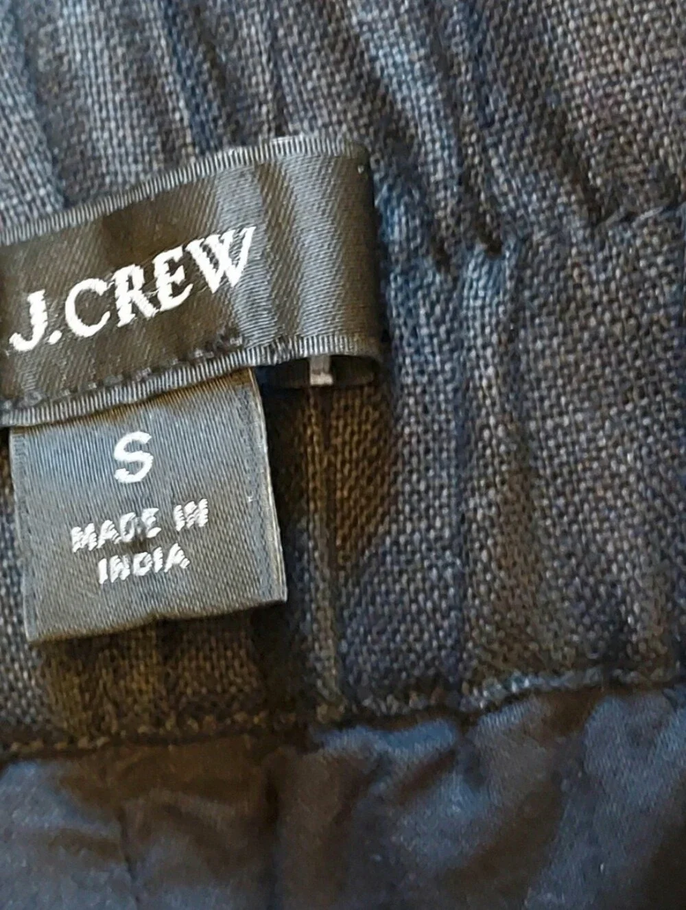 J. Crew Black Linen Skirt Size Small