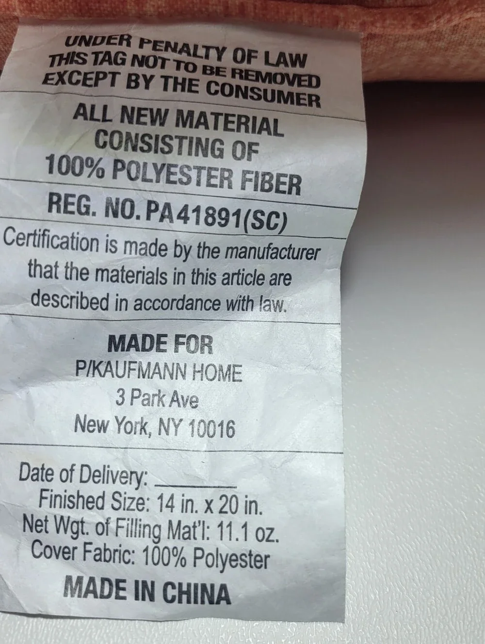 2 P Kaufmann Outdoor Pillows