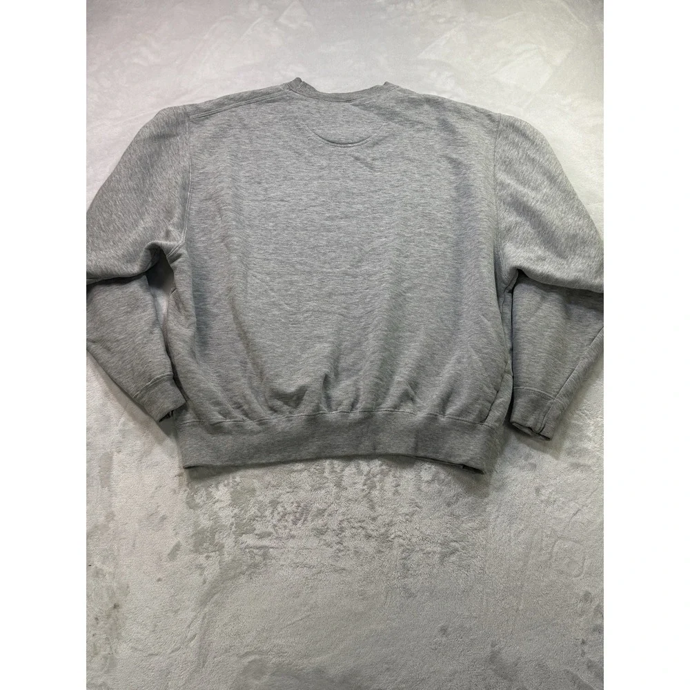 Vintage Y2K Nike Auburn Tigers Football Sweatshirt Mens M Gray Swoosh 90s NCAA