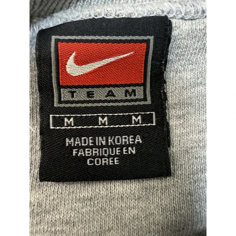 Vintage Y2K Nike Auburn Tigers Football Sweatshirt Mens M Gray Swoosh 90s NCAA