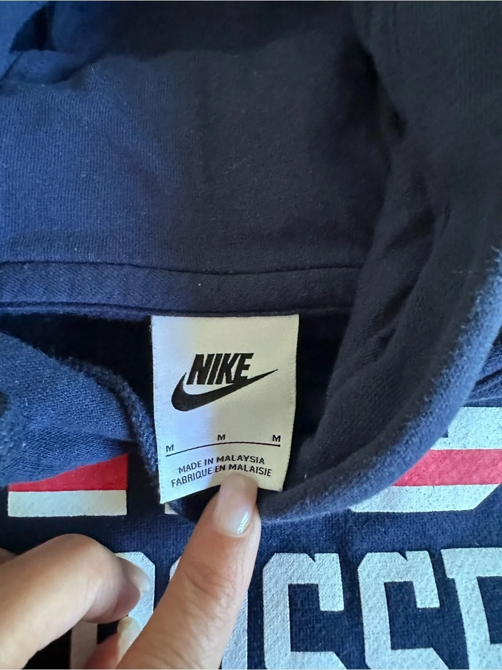 Nike Men's Navy LXC Lacrosse Hoodie Medium