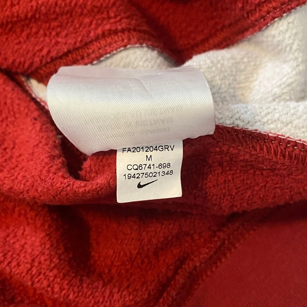 Nike Alabama Crimson Tide Hoodie Sz M Red NCAA Pullover Fan Gear Streetwear
