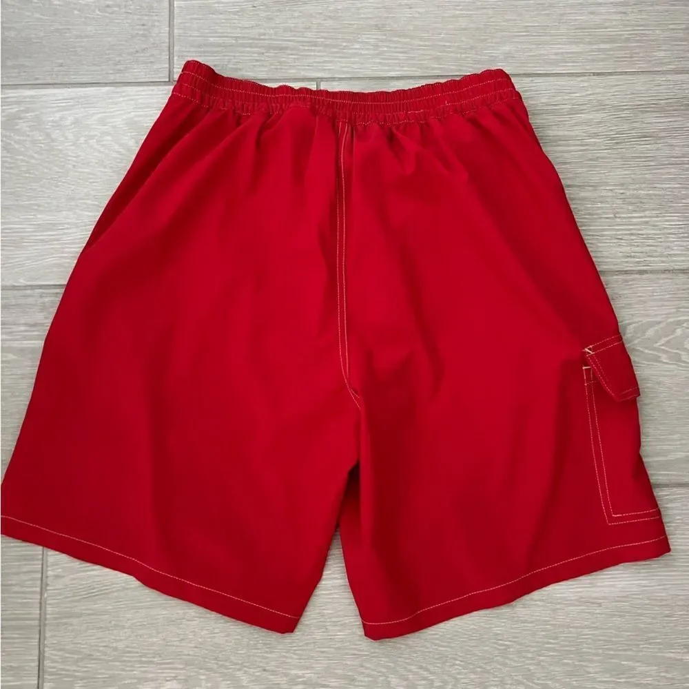 Polo Ralph Lauren 8.5-Inch Kailua Classic Fit Swim Trunk Red size Small