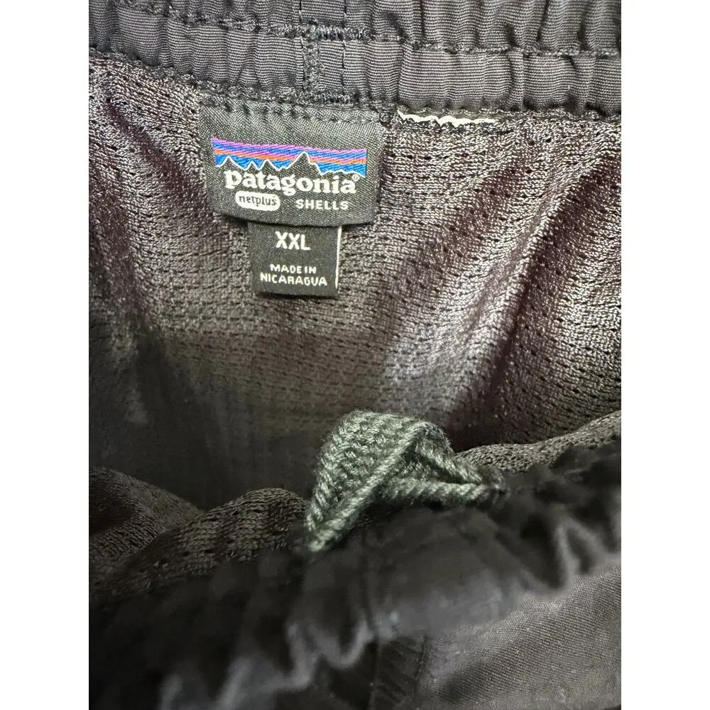 Patagonia Netplus Shells Shorts Swim Mens XXL Black Lined