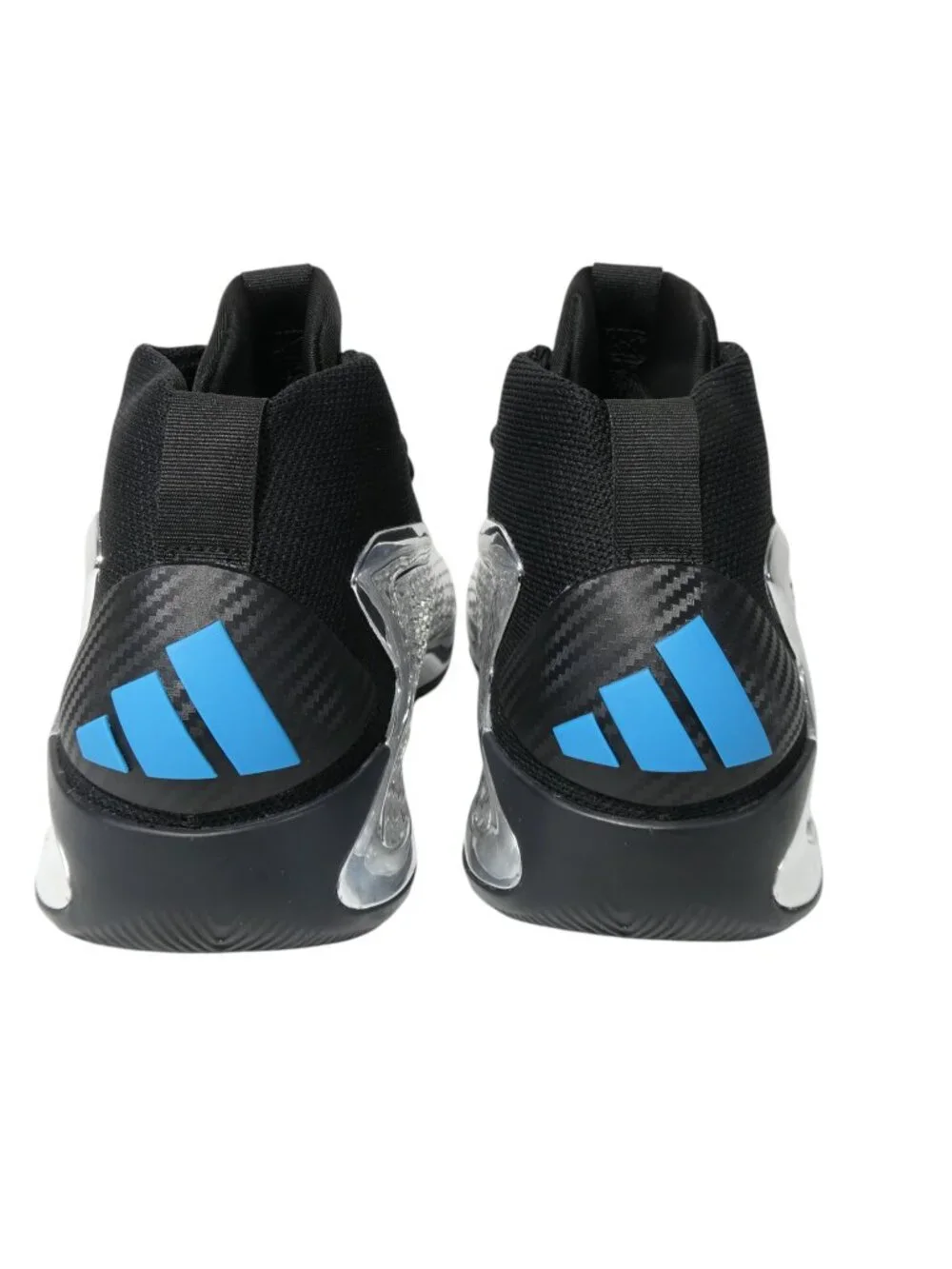 Adidas Anthony Edwards 1 AE1 “Chrome” Black Blue 9.5 Men /‎ 10.5 Women JI0424