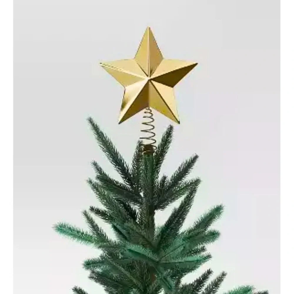 Wondershop Christmas Tree Topper‎ Solid Star Unlit 8.5