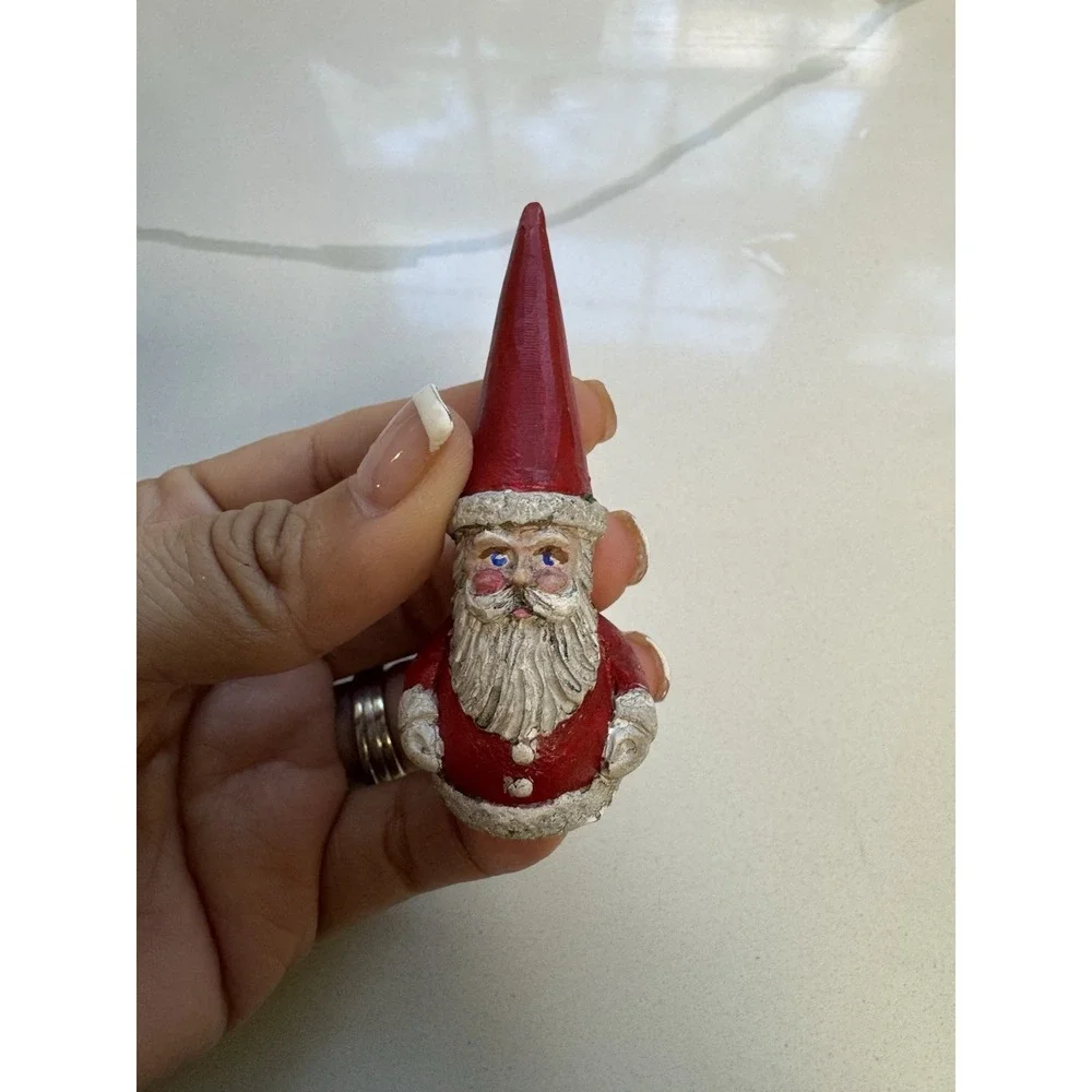 JIM SHORE MINI MINATURE SANTA‎ FIGURE FIGURINE EARLY RARE 1990 2-5/8