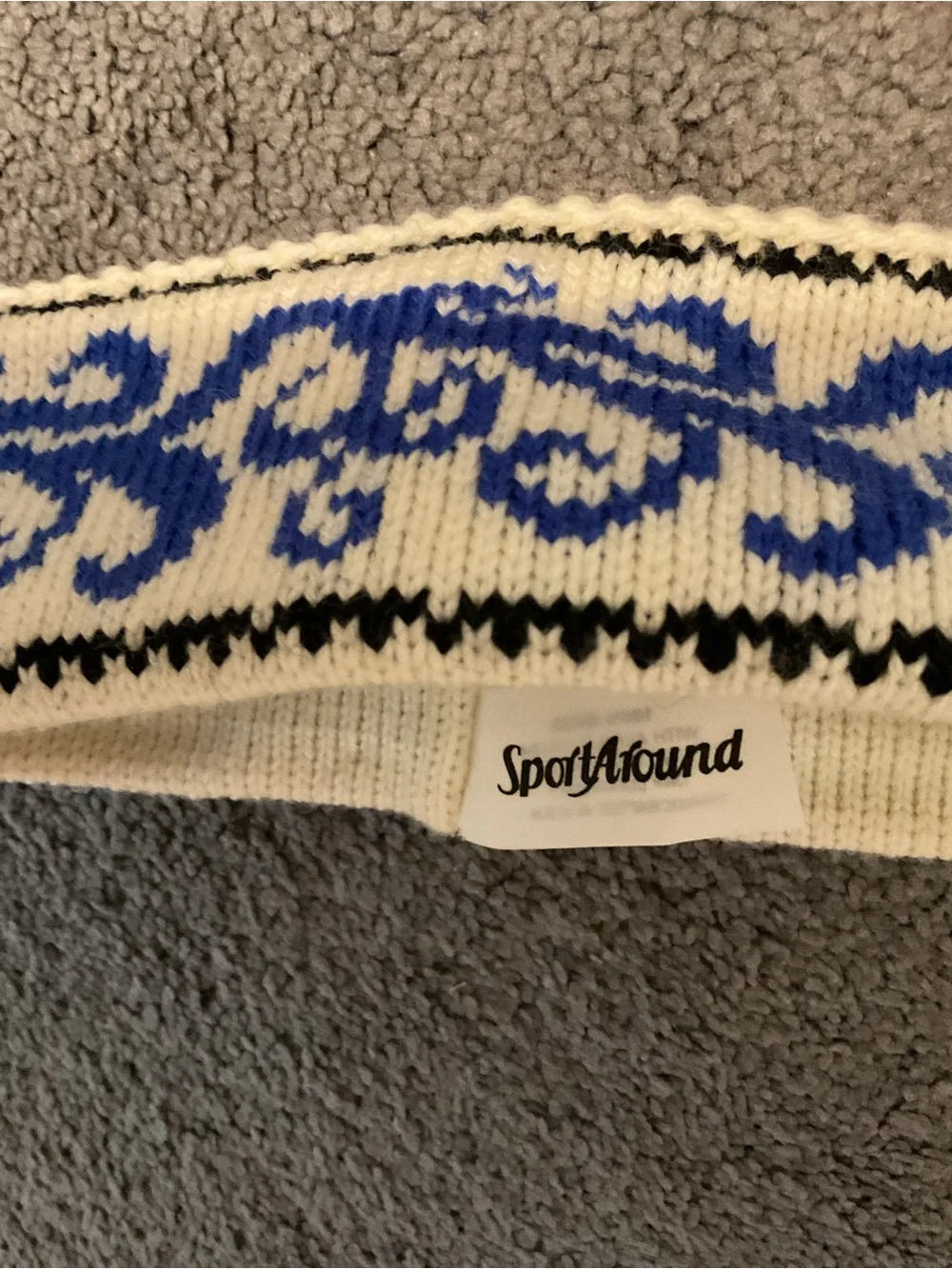 Two Women’s Knit Headband and Neck Warmer - Blue & White Styles