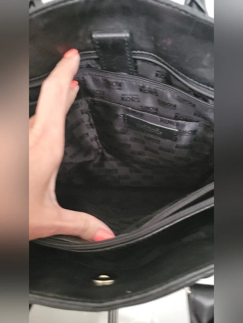 Michael Kors Black Quilted Leather Tote