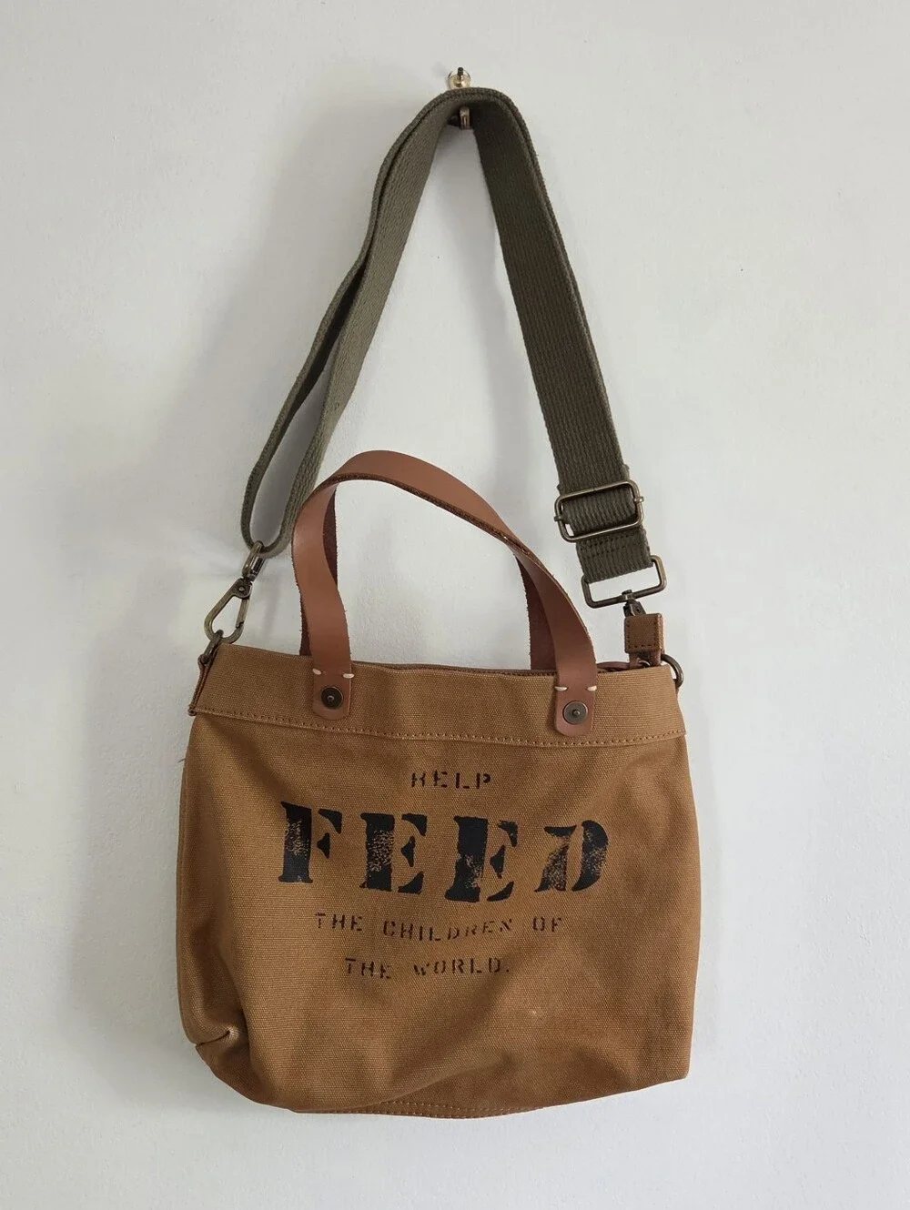 FEED The Children of the World Canvas Purse