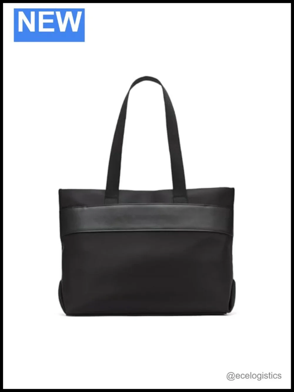 Chic Nylon Women's Organizational Tote with Multiple Pockets, Shoulder Strap