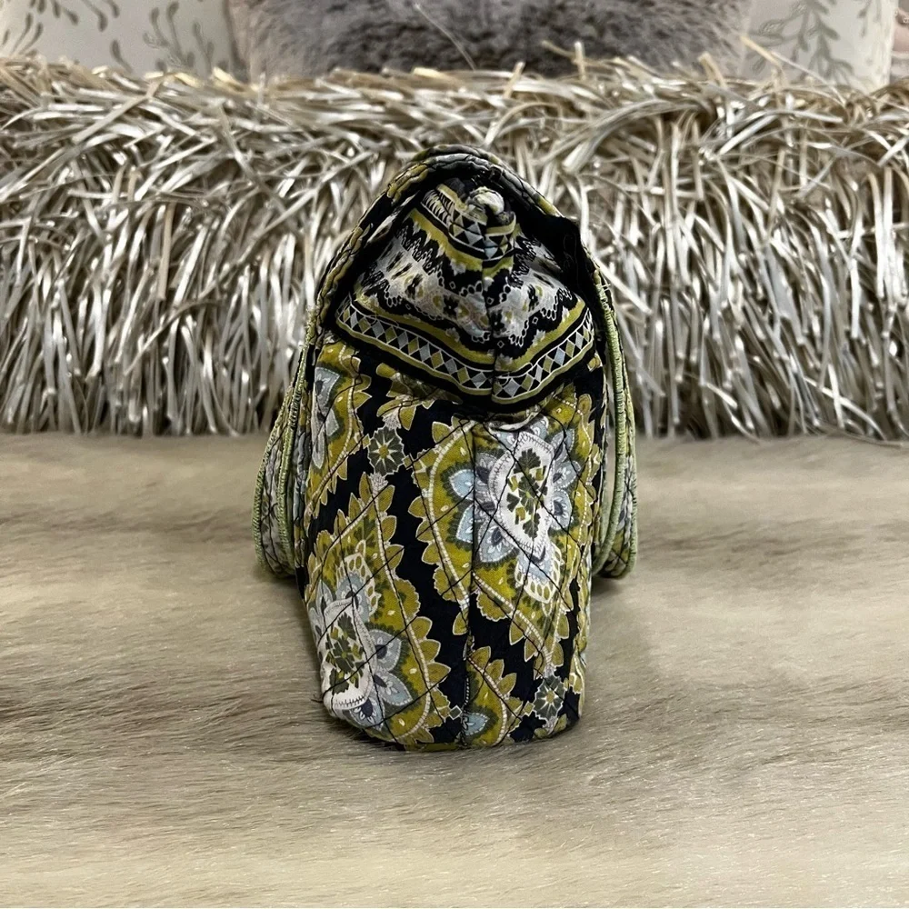 VERA BRADLEY Cambridge 2007 Little Betsey Y2K Navy Green Quilted 2 Straps Zipper