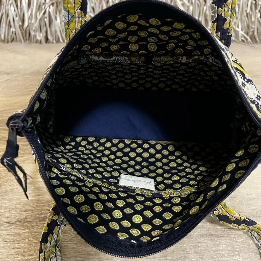 VERA BRADLEY Cambridge 2007 Little Betsey Y2K Navy Green Quilted 2 Straps Zipper
