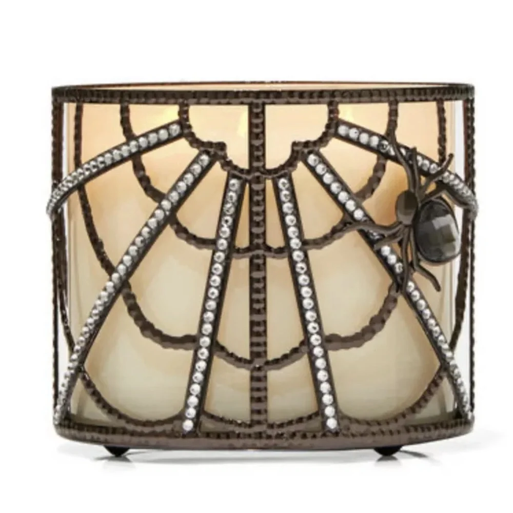 B&BW Spiderweb 3-Wick Candle Holder