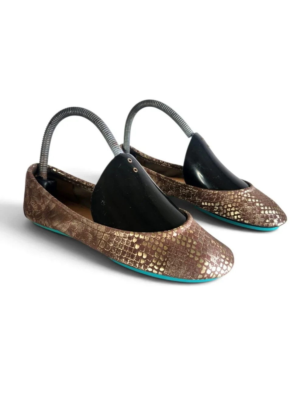 Tieks Wild Copper Ballet Flats Womens Size 6 Foldable Shoes