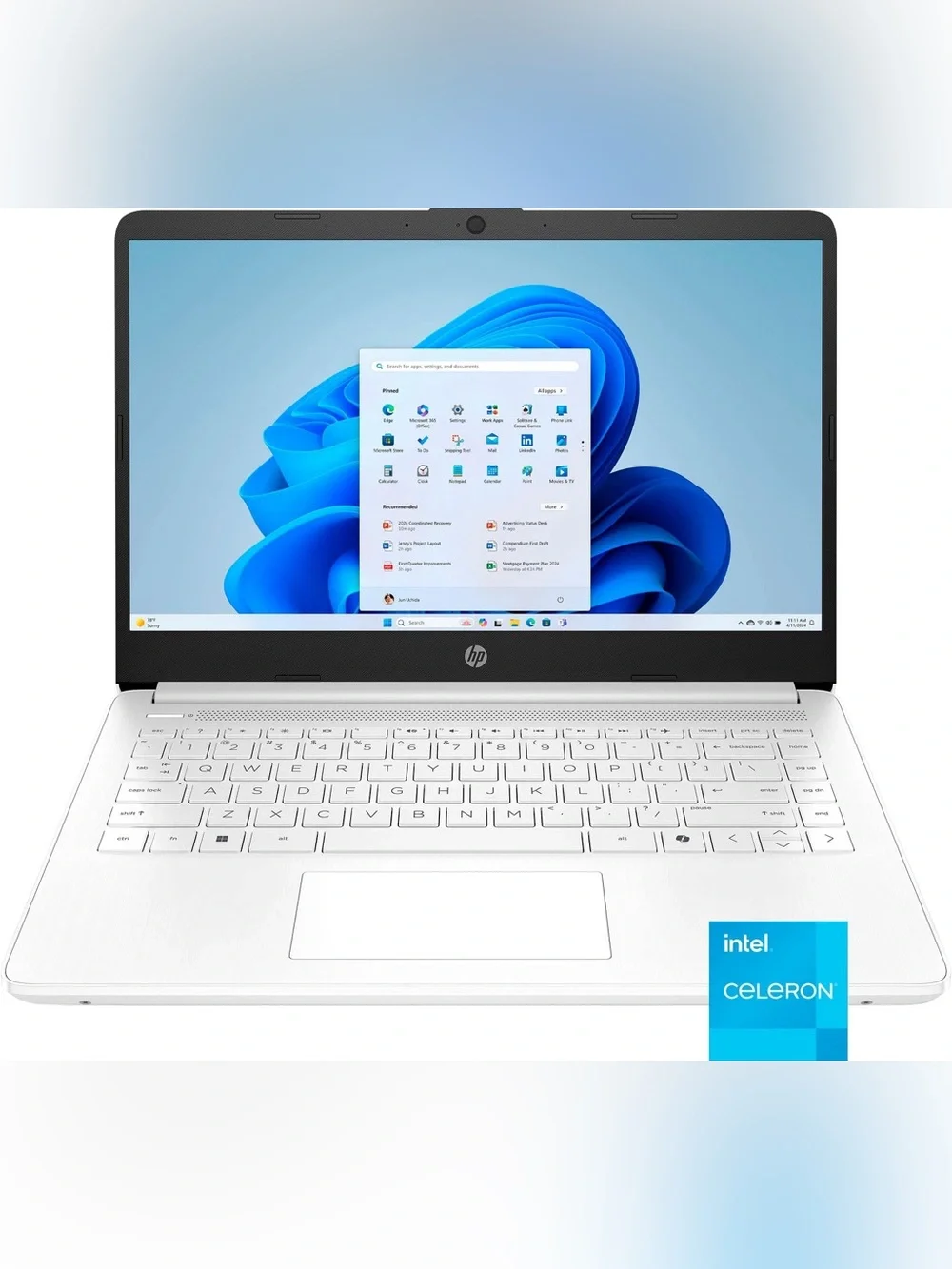 NEW HP 14” HD Laptop Intel Celeron N4500 4GB RAM 64GB EMMC Windows 11 Laptop