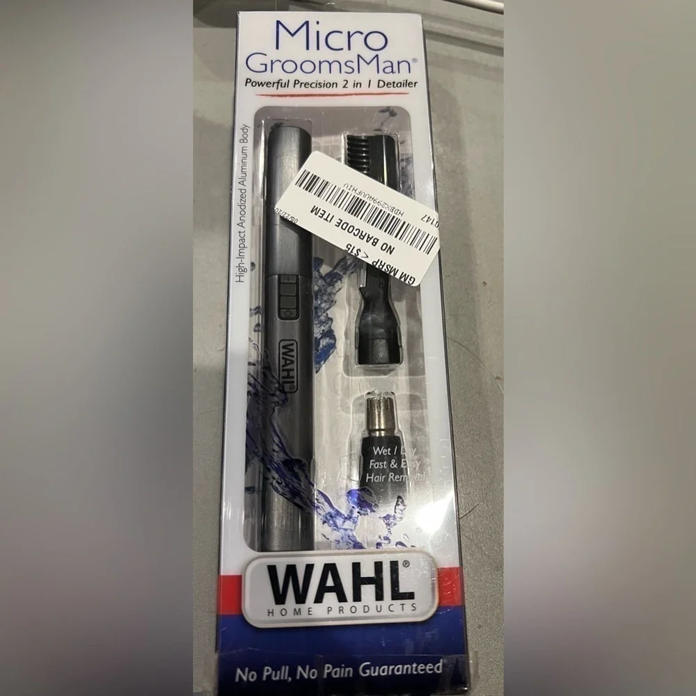 Wahl GroomsMan Powerful Precision 2 in 1 Detailer New