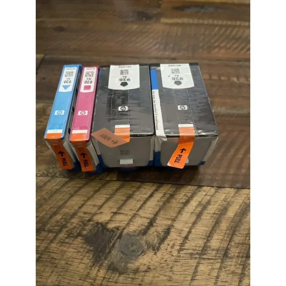 4pk Genuine HP 920XL (2) Black, (1) Magenta, (1) Cyan. SEALED