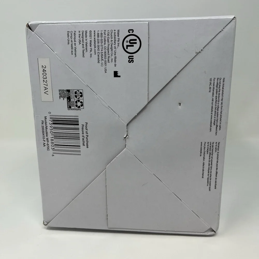 Waterpik Aquarius Professional Water Flosser WP-670C White Dental Oral Care NIB