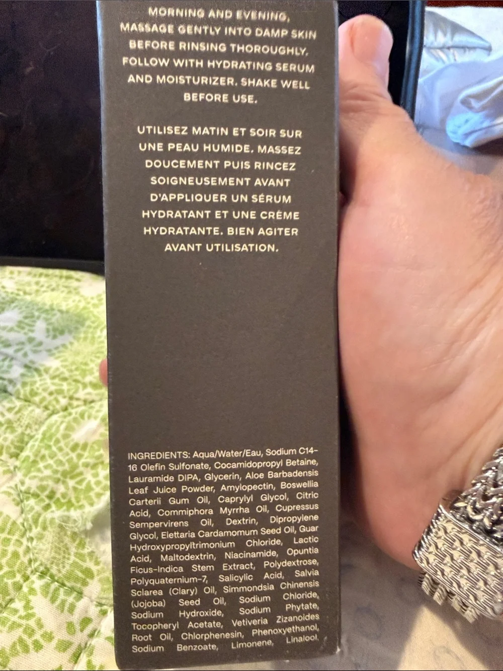 Twentynine Palms Cosmic Cypress Facial Cleanser - Black