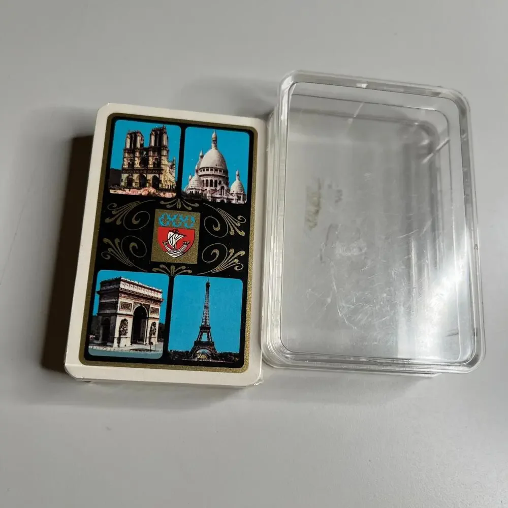 Vintage Paris France Souvenir‎ Playing Cards Deck by Carta Mundi – Eiffel Tower