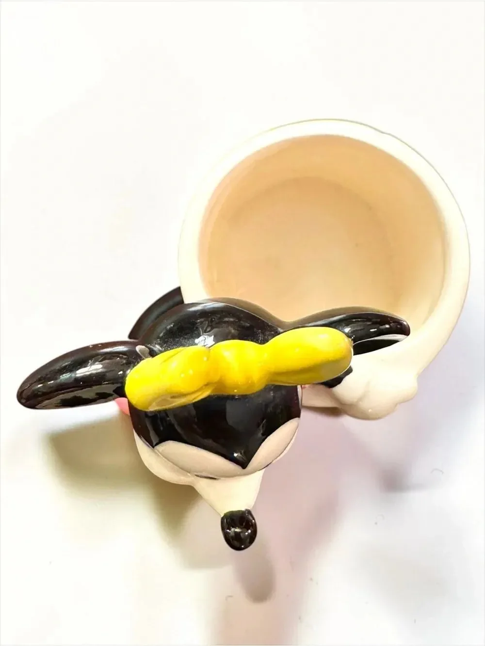 Vintage Walt Disney Productions Minnie Mouse Small Ceramic Planter Japan