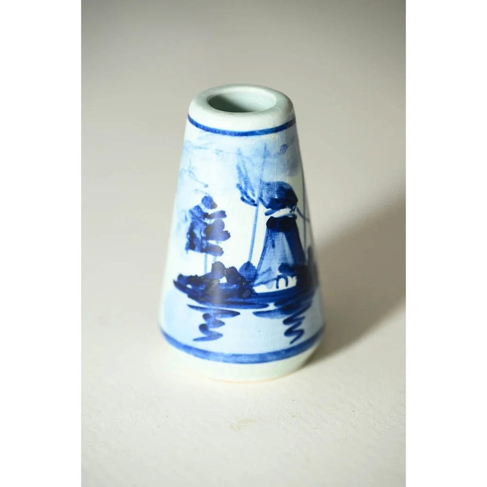 Delft Holland Bud Vase 2.75