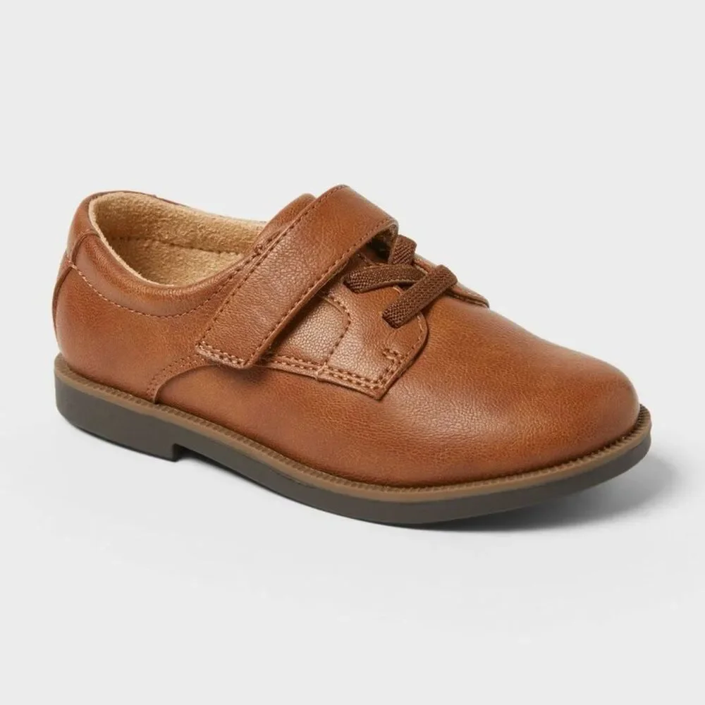 Toddler Miles Dress Shoes - Cat & Jack Cognac 5T