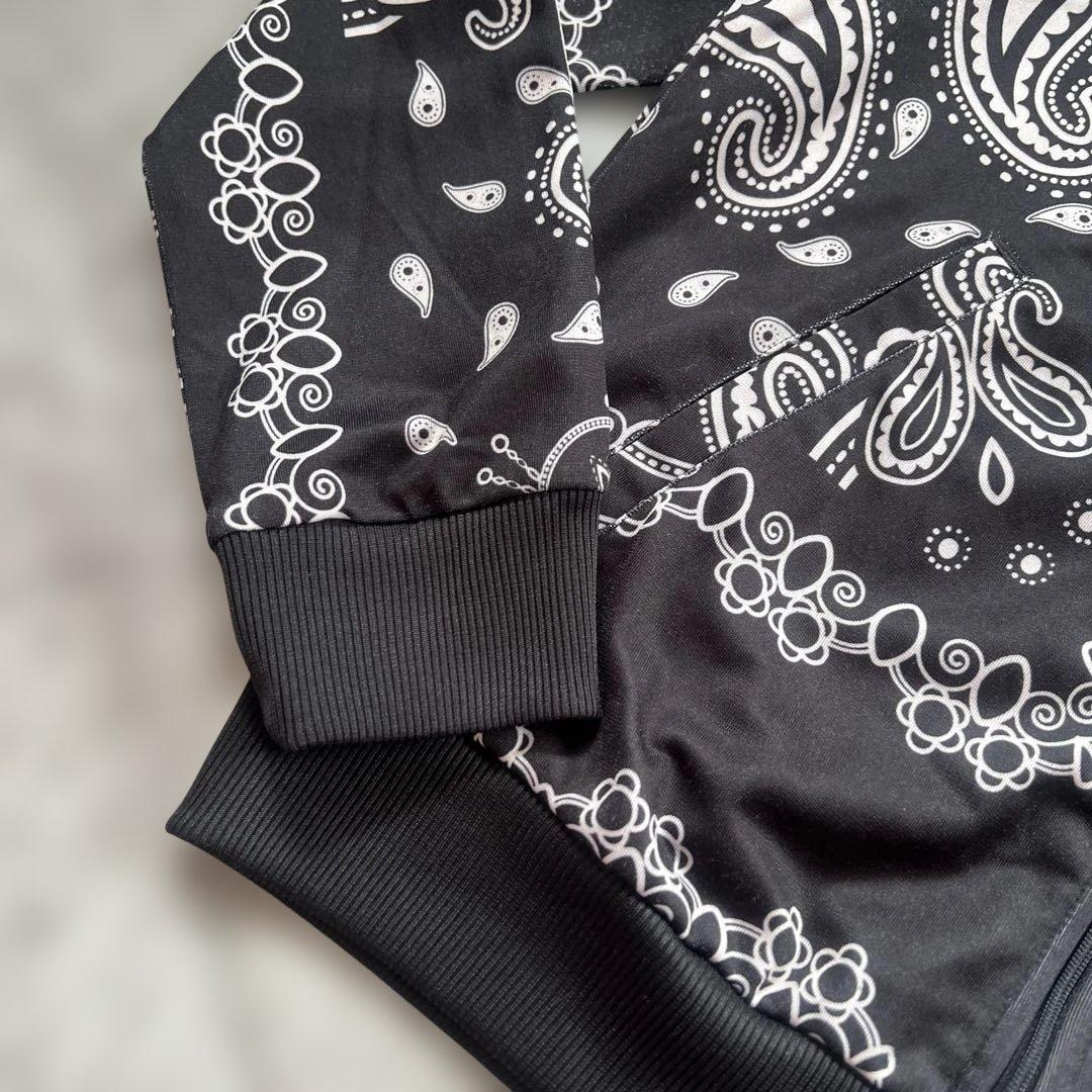 Adidas Originals Track Jacket Top, All-over Paisley Print, M