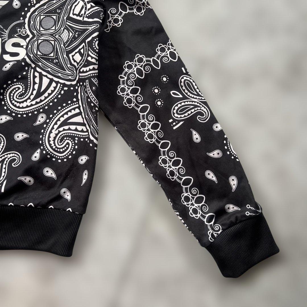 Adidas Originals Track Jacket Top, All-over Paisley Print, M