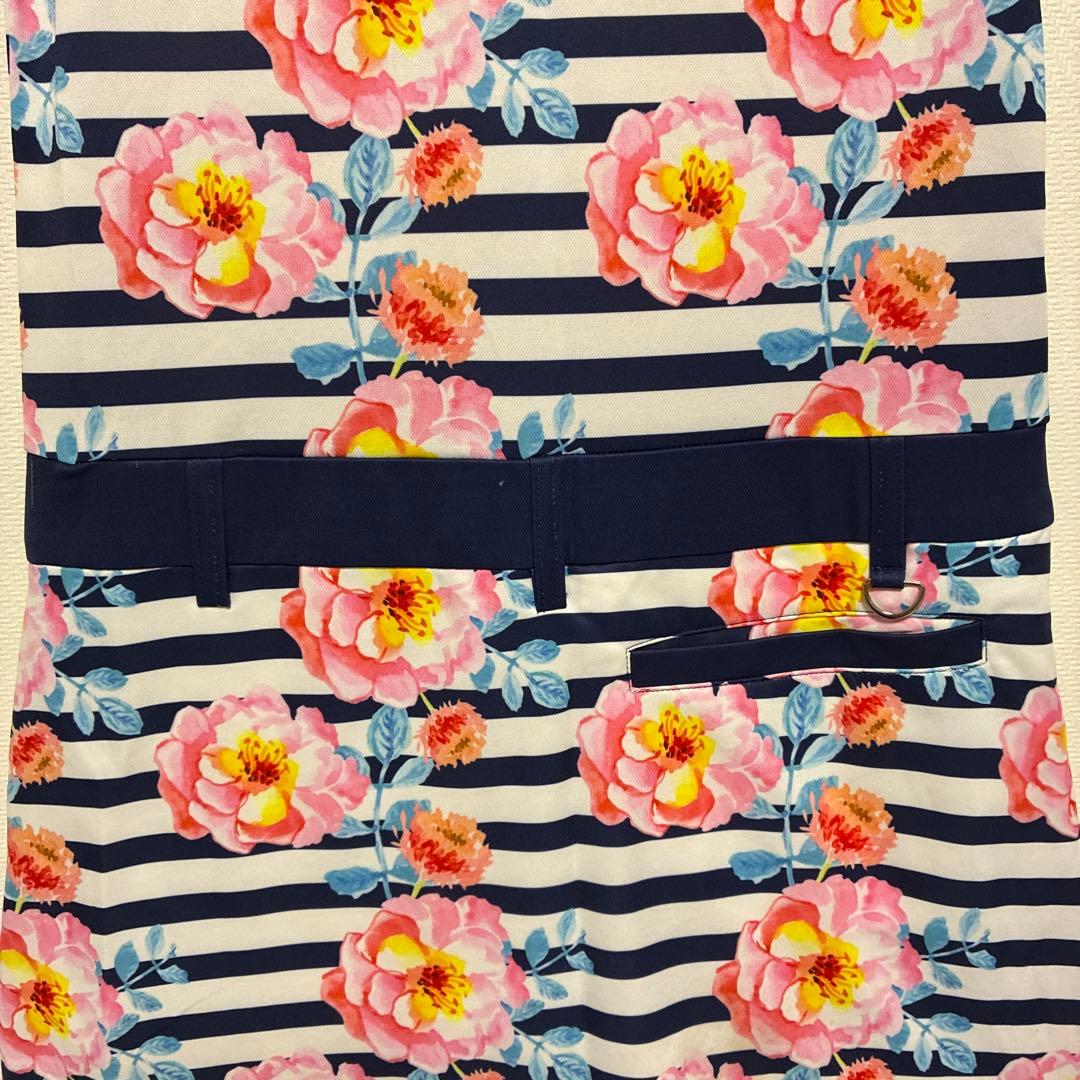 Kiss on the Green Striped Floral Dress Size 2 with Bonus Item