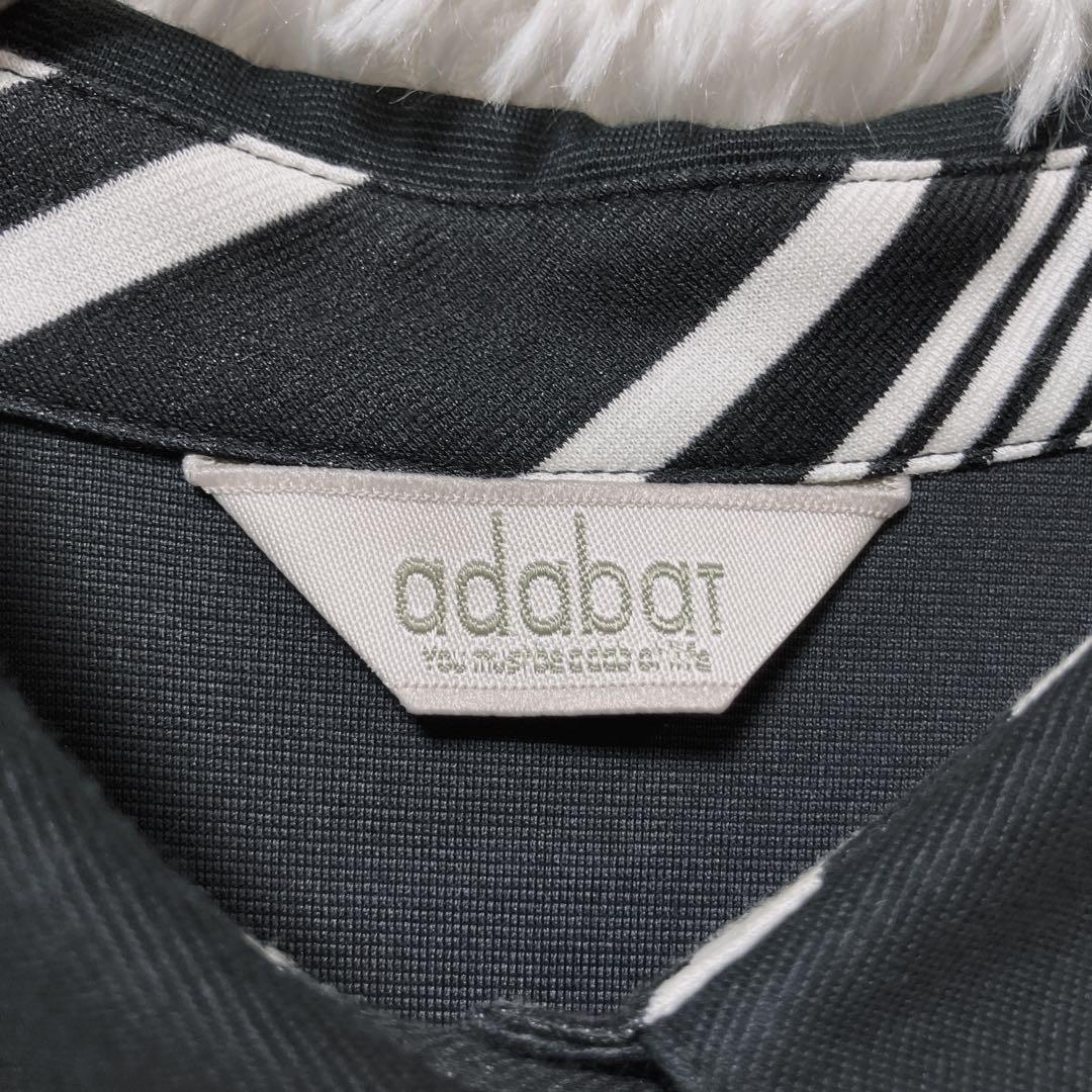【訳あり】adabat Adabat Polo Dress, Short Sleeve, Made in Japan, Golf Wear
