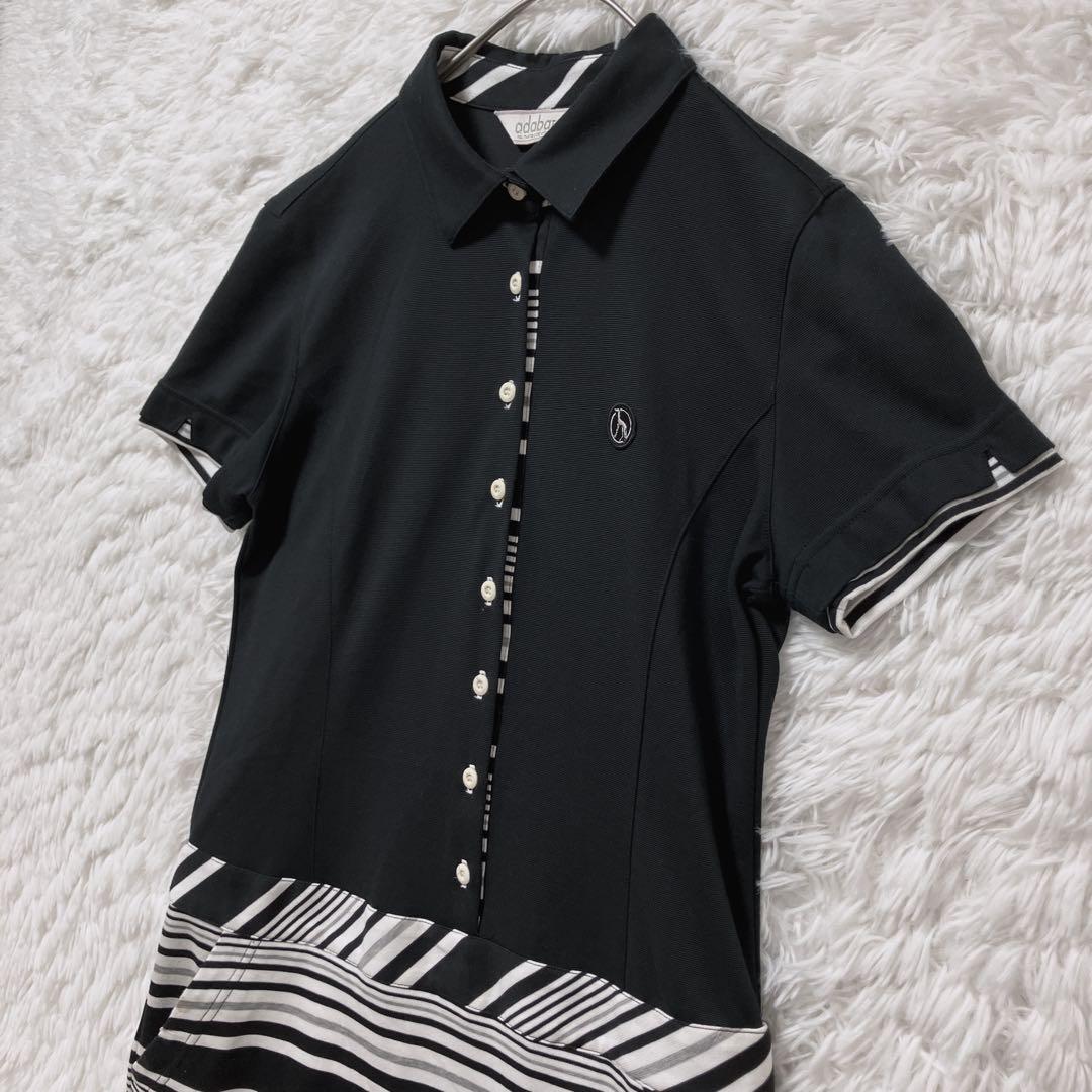 【訳あり】adabat Adabat Polo Dress, Short Sleeve, Made in Japan, Golf Wear