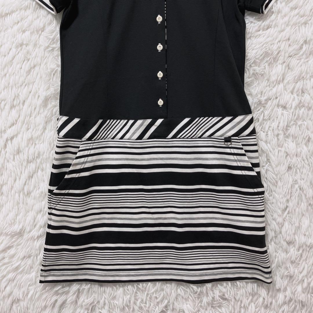 【訳あり】adabat Adabat Polo Dress, Short Sleeve, Made in Japan, Golf Wear