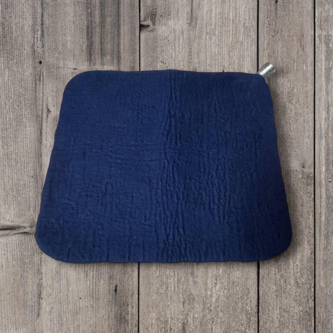 Sauna Mat Navy / 100% Merino Wool Felt Mat