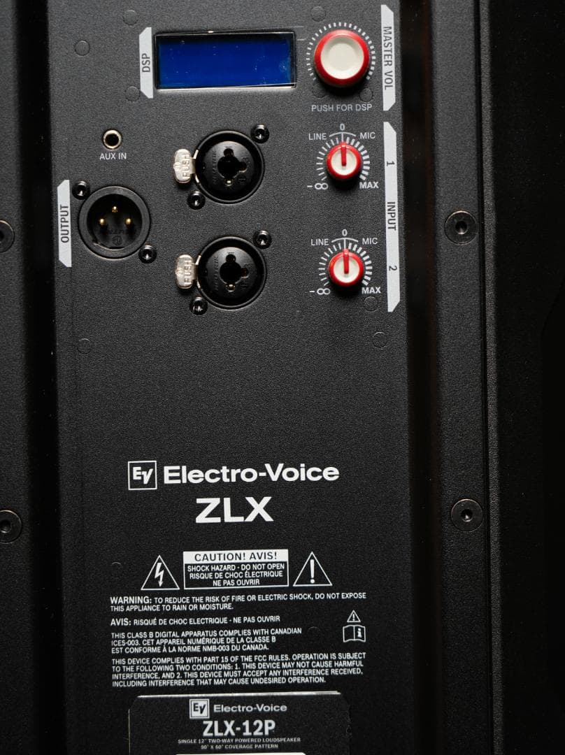 Electro-Voice ZLX-12P (2 units) with dedicated covers