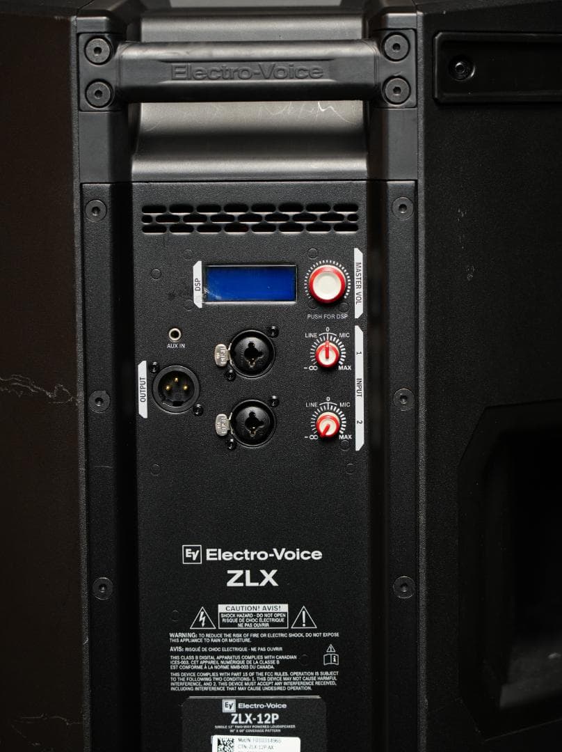 Electro-Voice ZLX-12P (2 units) with dedicated covers